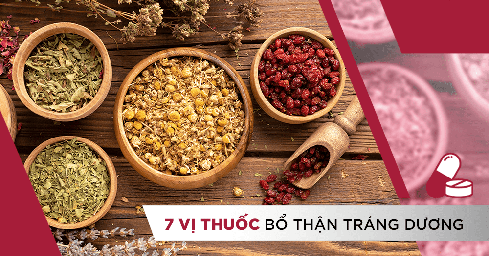 7 vị thuốc bổ thận tráng dương